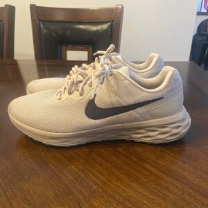 Nike Revolution 6 Next Nature White Sneakers DC3728-101 Men's 9.5